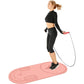 Non-Slip Jump Rope Mat Shock Absorption Rope Skipping Mat for Adults & Children Home Indoor Workout Exercise Mat