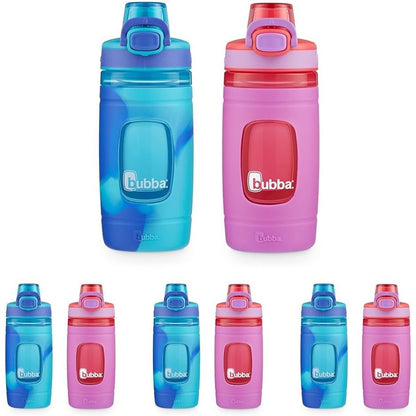 bubba Flo Refresh Kids Water Bottle, 16 Ounce, Azure