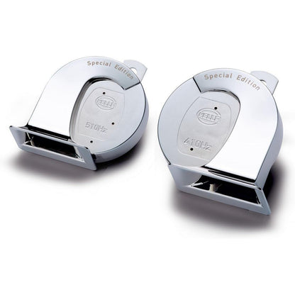 HELLA 007424801 Twin Trumpet High/Low Tone 12V Horn Kit with Bracket, Red