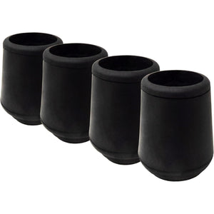 Buy now SoftTouch Rubber Leg Tip - (4 pieces), 3/4", Black - 4 Count (Pack of 1) at indiglob india