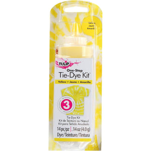 Tulip One-Step Tie-Dye Kit, Vibrant Colors for Fabric 4 fl oz, Yellow