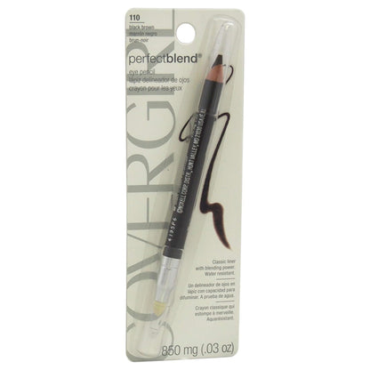 Cover Girl 10322 110blkbrn Black Brown Perfect Blend Eyeliner Pencil,1 Count (Pack of 2)