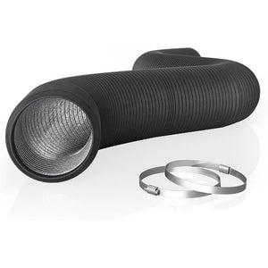 AC Infinity Flexible 4-Inch Aluminum Ducting, Heavy-Duty Four-Layer Protection, 25-Feet Long for Heating Cooling Ventilation and Exhaust