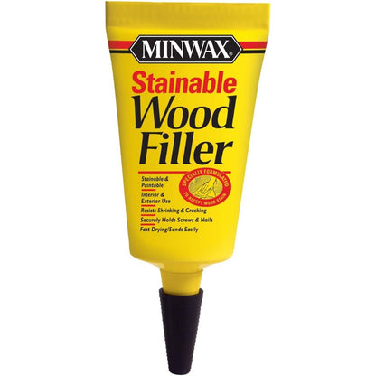 Minwax 42851000 Stainable Wood Filler, 1 oz, Natural