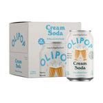 Buy now OLIPOP Prebiotic Soda Pop, Cream Soda, Prebiotics, Botanicals, Plant Fiber, 12 fl oz (4 Cans) at indiglob india