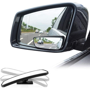 Blind Spot Mirror for Cars LIBERRWAY Car Side Mirror Auto Wide Angle Convex Rear View Stick On Design, Adjustable