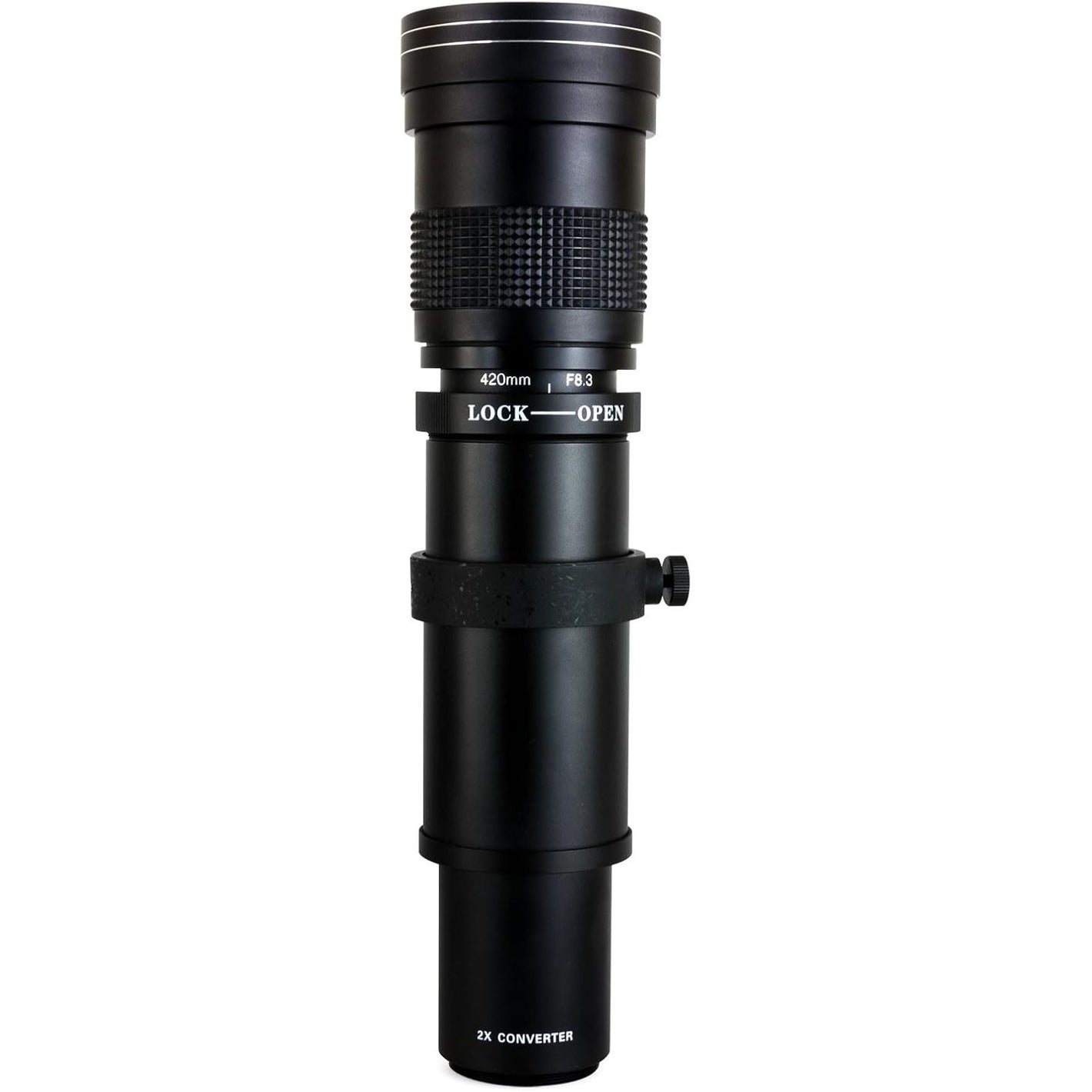 Opteka 420-1600mm f/8.3 HD Telephoto Zoom Lens for Nikon D5, D4S, DF, D4, D3, D810, D800, D750, D610, D600, D500, D7500, D7200, D7100, D5600, D5500, D5300, D3400, D3300 and D3200 Digital SLR Cameras