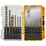 Buy now DEWALT Cobalt Alloy Steel Drill Bit Set with Pilot Point, 14-Piece (DWA1240) at indiglob india