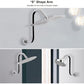 Buy now NearMoon S Shaped Shower Head Riser Arm, Shower Extender Arm with Flange, Standard 1/2" Connection- Bathroom Accessory, 10 Inch (1 Pack, Chrome) at indiglob india