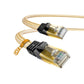 Cat 8 Ethernet Cable, 1.6FT Nylon CAT8 High Speed Professional Gold Plated Plug STP Wires CAT 8 RJ45 Ethernet Cable 3FT 10FT 15FT 26FT 50FT 66FT 100FT (White 1.6ft)