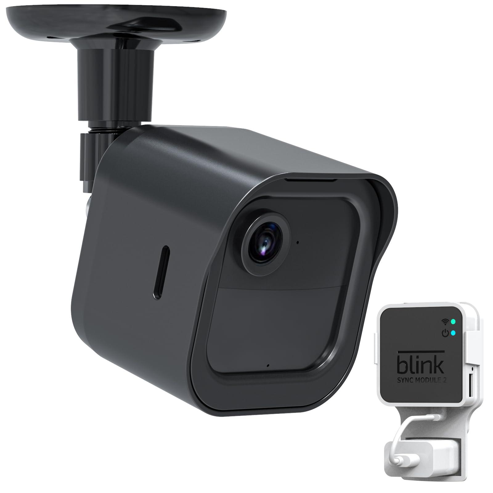 Buy now Wall Mount for Blink Outdoor 4 (4th Gen) Camera Mount, Compatible Battery Extension Pack Mount,with Sync Module2 Mount,Weatherproof Protective Housing and 360 Degree Adjustable Wall Mount at indiglob india