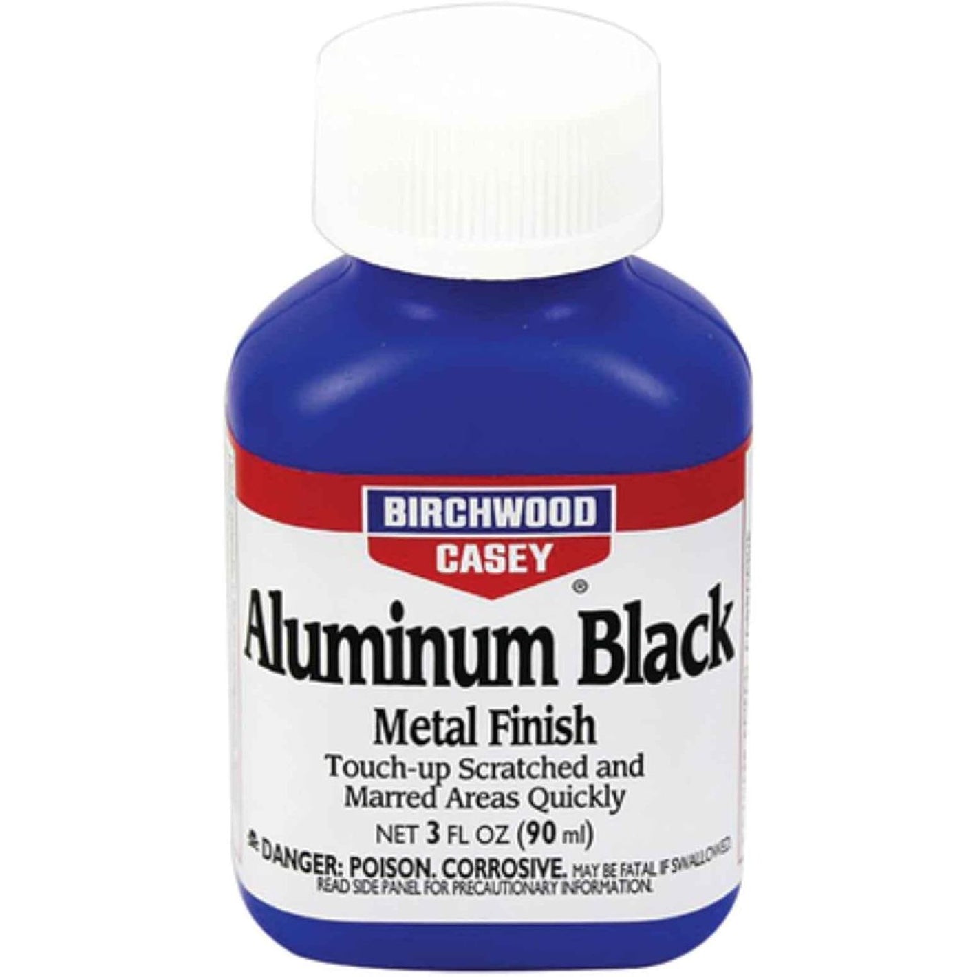 Birchwood Casey Fast-Drying Fast-Acting Aluminum Black Metal Finish for Restoring Scratched and Marred Areas, Gun Cleaning