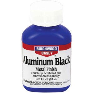 Birchwood Casey Fast-Drying Fast-Acting Aluminum Black Metal Finish for Restoring Scratched and Marred Areas, Gun Cleaning