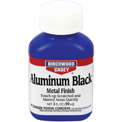Birchwood Casey Fast-Drying Fast-Acting Aluminum Black Metal Finish for Restoring Scratched and Marred Areas, Gun Cleaning