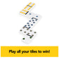 Buy now Spin Master Games, Mexican Train Dominoes Set in Aluminum Carry Case, Includes Colorful Trains for Fun-Filled Family Game Night, for Kids & Family, 2-8 Players, for Ages 8 & Up at indiglob india