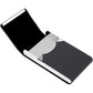 JuneLsy Business Card Holder - Professional Business Card Case Metal Name Card Holder Pocket Business Card Carrier for Men & Women with Magnetic Shut (bz-Black)