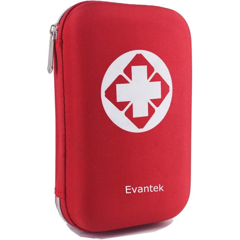 First Aid Kit Medical Med - 155 Pcs Kit Waterproof Emergency Kit for Camping Hiking Home Outdoor Truck Vehicle Car Fishing Travel Biking (RED) 1