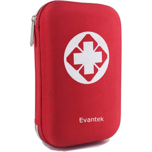 First Aid Kit Medical Med - 155 Pcs Kit Waterproof Emergency Kit for Camping Hiking Home Outdoor Truck Vehicle Car Fishing Travel Biking (RED) 1