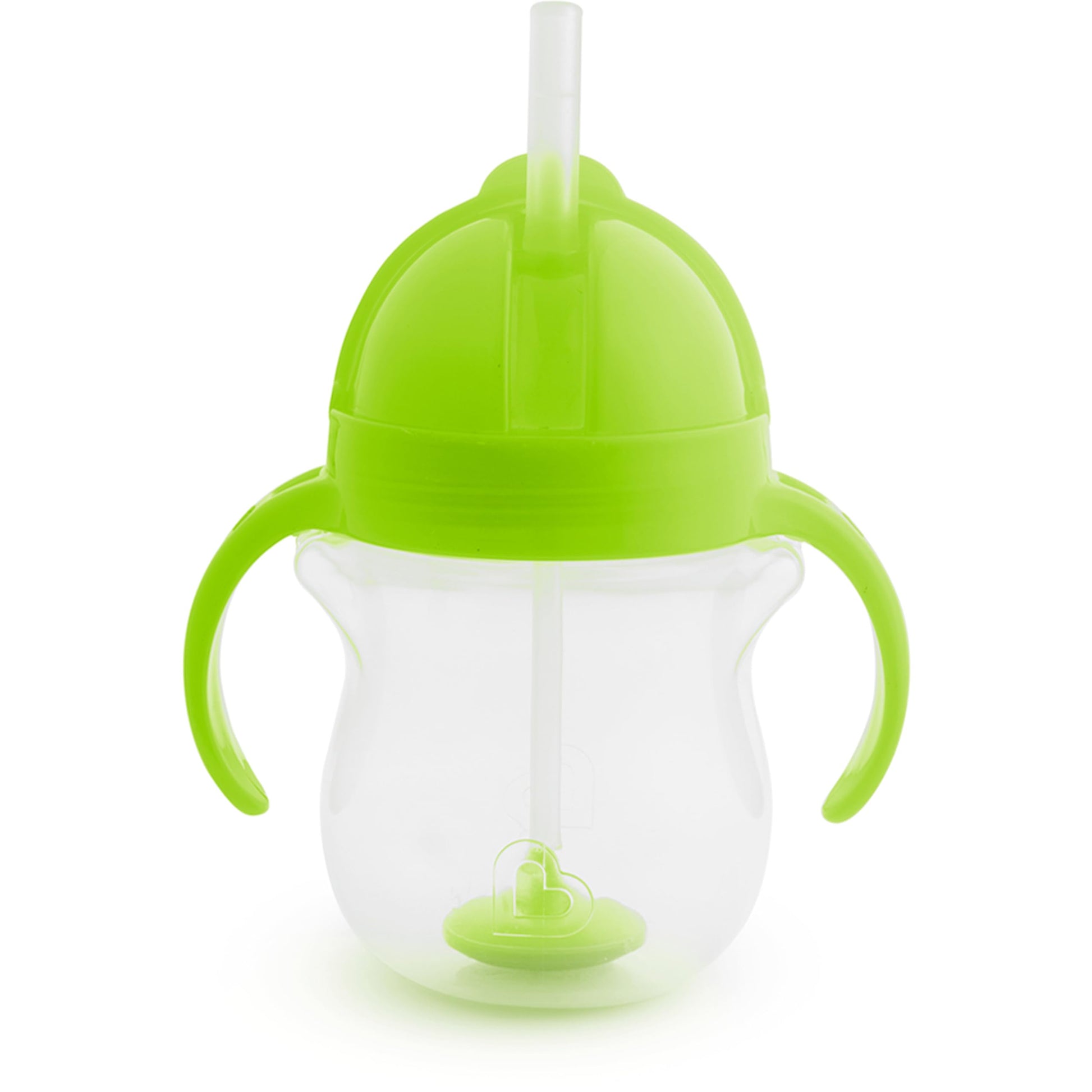 Buy now Munchkin Any Angle Sippy Cup for Toddlers, Spill Proof Weighted Straw Cup with Transition Handles for Babies 6 Months and Up, 7 Ounce, Blue Green at indiglob india