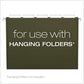 Pendaflex® Hanging File Folder Plastic Tabs, Clear, Pack Of 25