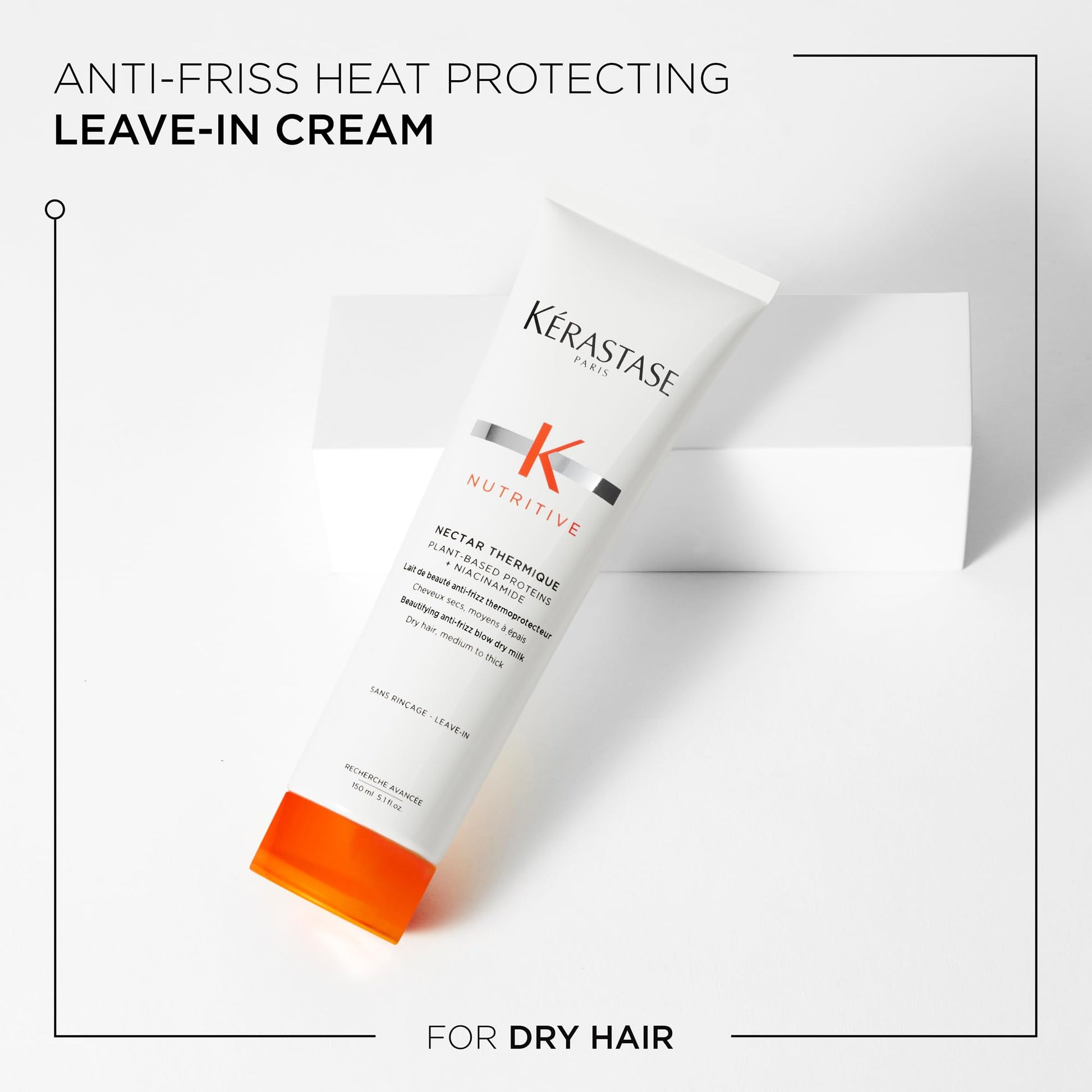 Buy now Kerastase Nectar Thermique Heat Protecting Cream - Anti-Frizz, Softness & Shine, Heat Protection, With Niacinamide, For Medium to Thick Dry Hair at indiglob india