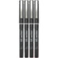 Pilot, Precise V5, Capped Liquid Ink Rolling Ball Pens, Extra Fine Point 0.5 mm, Black, Pack of 4