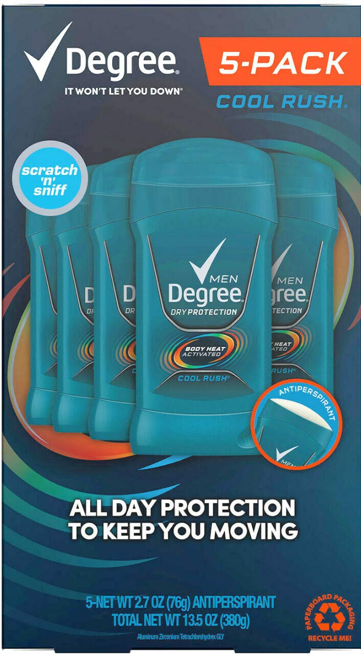 Buy now Degree Men Dry Protection Antiperspirant - Cool Rush - 2.7 Ounce(Pack of 2) at indiglob india