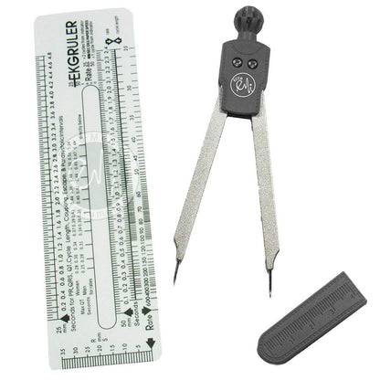 Buy now Scrubsmart EKG Caliper and EKG Ruler Combination Set at indiglob india