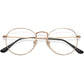 SOJOS Blue Light Blocking Computer Glasses Round Eyewear Anti Blue Light Lens Preppy Chic SJ5024B