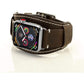 Buy now Leather Band Compatible with Apple Watch Series 9 8 45mm Bands, Genuine Leather Strap with Stainless Clasp for Watch Ultra 2 49mm/SE Series 7 6 5 4 3 2 45mm 44mm 42mm Band at indiglob india