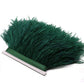 YEQIN 2 Yards Natural & Soft Ostrich Feathers Fringe Trims Ribbon - Used for Dress, Sewing Decoration, Craft Clothing, Boots, Wedding Decoration, DIY, Etc (mistyrose)