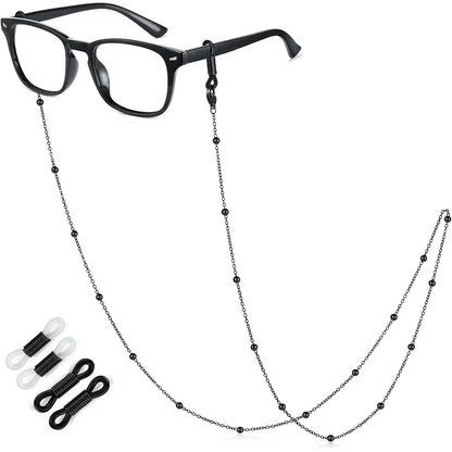 SAM & LORI Stylish Eyeglass Chain for Women-Silver/Gold/Rosegold/Black