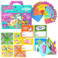 Buy now Valentines Day Cards for Kids Classroom- Fantasy Fortune Teller Kits (24ct)-Perfect Valentines Day Gifts for Kids School Exchange for Boys & Girls-Each Includes Pre-Folded Paper Origami Cootie Catcher at indiglob india