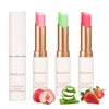 BestLand 6 Pcs/Set Flower Jelly Lipstick Set Temperature Change Moisturizer Long Lasting Nutritious Balm Magic Color Change Lip Gloss - Strawberry, Peach & Aloe