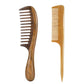 Louise Maelys Hair Comb Wooden Wide Tooth Combs for Curly Hair Detangling Sandalwood