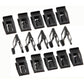 15 Pack Black Retainer Clips Universal Automotive Car Front Console Dash Dashboard Trim Fastener Rivet Clips for Ford Mazda Audi Toyota - My Store