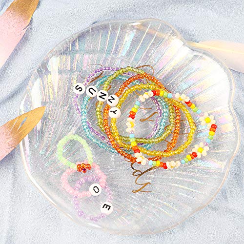 Buy now DICOBD Bracelet Making Kit, 12000pcs 3mm 24 Color Glass Seed Beads Kit, Friendship Bracelet Kit with Black Letters, DIY Jewelry Making Supplies for Kids, Girls, Beginners, Birthday Gift at indiglob india