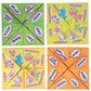 Buy now Valentines Day Cards for Kids Classroom- Fantasy Fortune Teller Kits (24ct)-Perfect Valentines Day Gifts for Kids School Exchange for Boys & Girls-Each Includes Pre-Folded Paper Origami Cootie Catcher at indiglob india