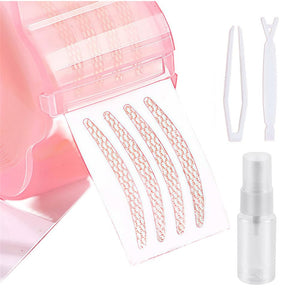 Eyelid Tape Invisible Eye Stickers Portable Breathable Natural Invisible Single Sided Double Eyelid Tape Self-Adhesive Eyelid Stickers Instant Eye Lift Strips With Y Fork (B)