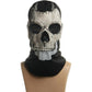 Halloween Ghost Mask COD Full Head Skull Mask, Game MW2 Ghost for Costume Cosplay