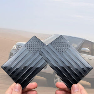 Buy now LYCARESUN 2 PCS Embossed 3D Metal Black American Flag Emblem Sticker, 5"x3"USA Flag Decal for Cars Trucks SUV Laptop Wall (large) at indiglob india