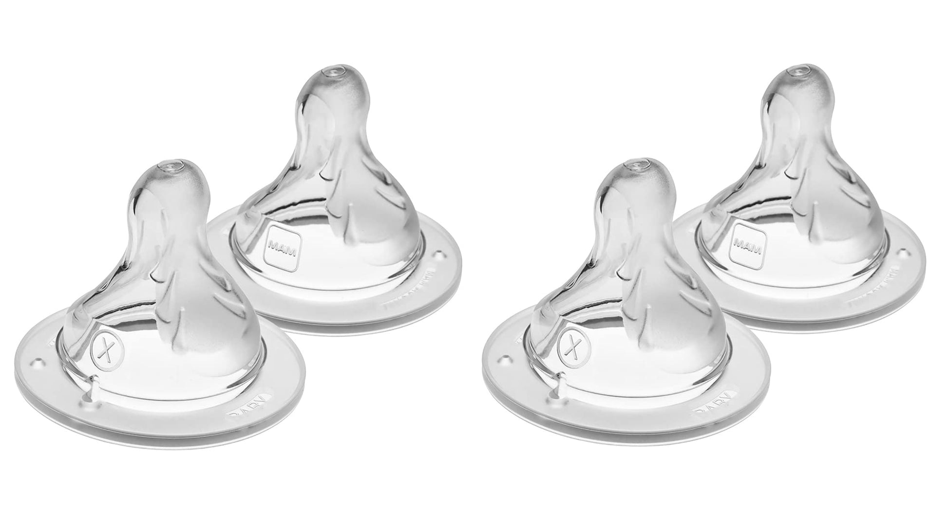 Buy now MAM Baby Bottle Nipples Slow Flow Size 1, for 0+ Month Newborn Babies, Skin Soft BPA Free Silicone, 94% Nipple Acceptance, Fits All MAM Bottles, Developed with Medical Experts, 2 Pack Made in Europe at indiglob india