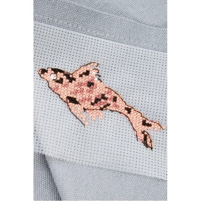Buy now DMC DC90 Water Soluble Cross Stitch Canvas, 8 by 8-1/2-Inch, White, 14 Count at indiglob india