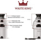 Buy now Waste King Garbage Disposal for Kitchen Sink with Power Cord, Food Waste Disposer, L-8000 at indiglob india