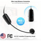 Bietrun Wireless Microphone Headset, UHF Wireless Headset Mic System, 160ft Range,1/8'' and 1/4'' Plug, for Speakers, Voice Amplifier, PA System(Not Supported AUX/iOS)