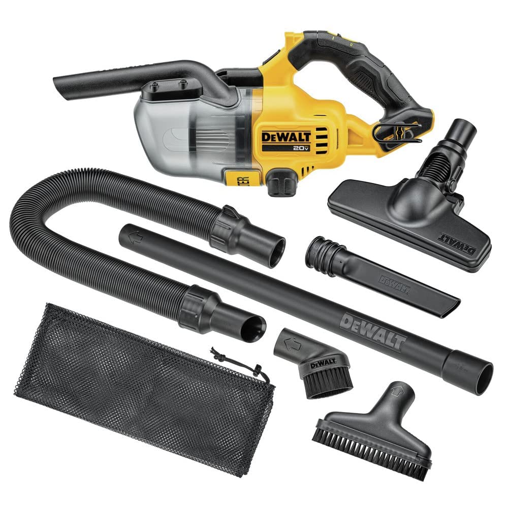Buy now Dewalt DCV501HBR 20V Lithium-Ion Cordless Dry Hand Vacuum (Tool Only) (Renewed) at indiglob india