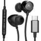 Bolle & Raven USB-C Headphones with Mic, in-Ear Wired Earphones with Inline Remote + Microphone for Type-C Phones Including Pixel 6/7/8 Pro, Galaxy S20/S21/Plus/S22/S23/S24/S25 Ultra (V100 Rose Gold)