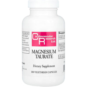 Cardiovascular Research Magnesium Taurate 125 mg, Creamy White, 180 Capsules (MAGT2)