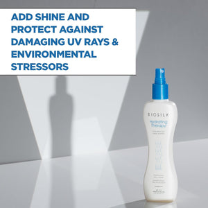 BioSilk Hydrating Therapy Pure Moisture Leave-In Spray, Replenishes Hair Moisture & Protects From Frizz, Sulfate, Paraben, & Cruelty-Free, 7 Oz