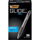 BIC Glide Bold Black Ballpoint Pens, Bold Point (1.6mm), 36-Count Pack, Retractable Ballpoint Pens With Comfortable Full Grip